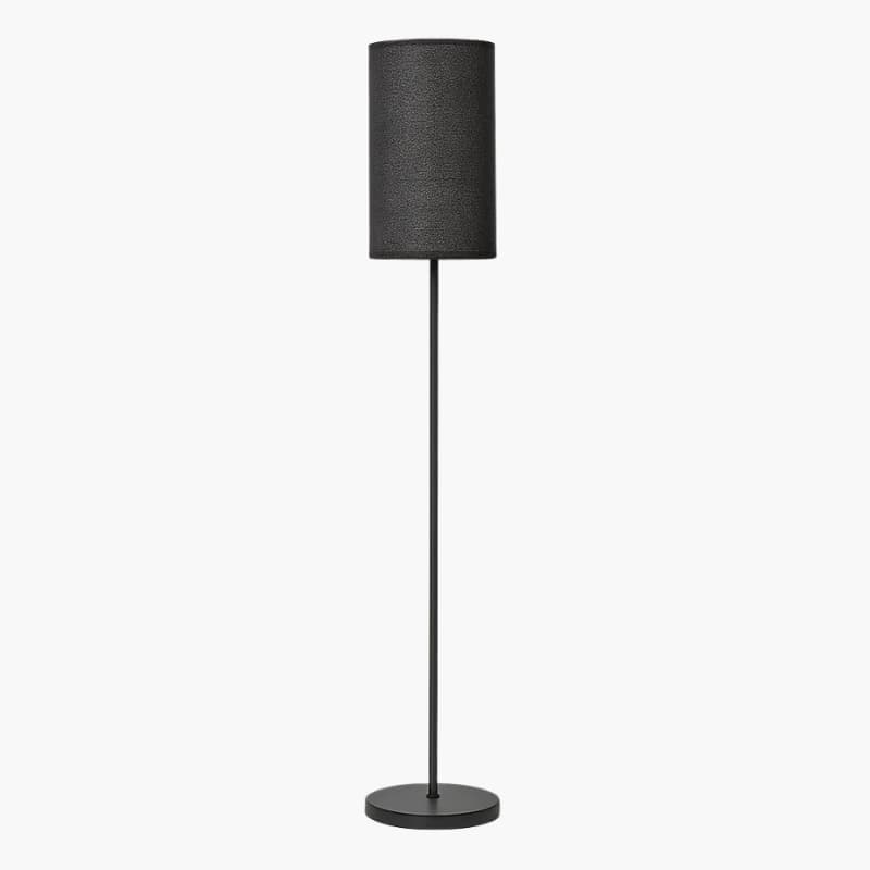 Elara Tower Lampe - Slim Ramme - Cylindrisk Skærm