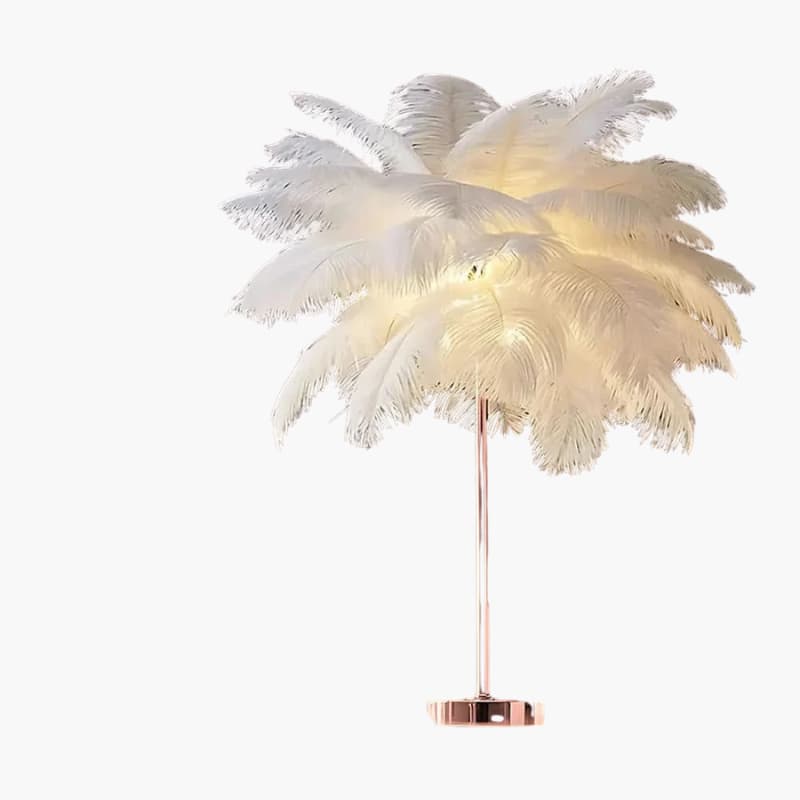 Fjerlampe - Palmetræ Design - USB Drevet