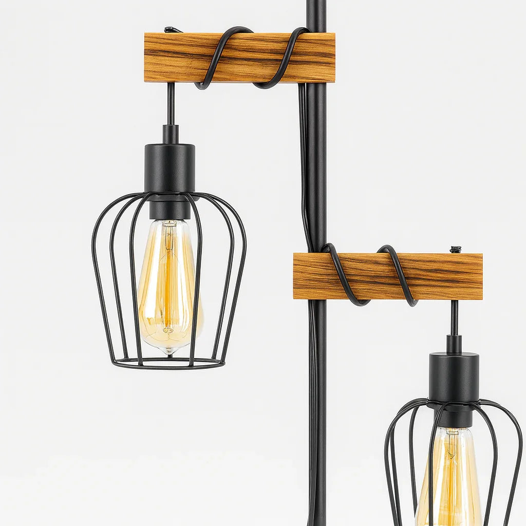 Gulvlampe - Burdesign - Industriel Stil