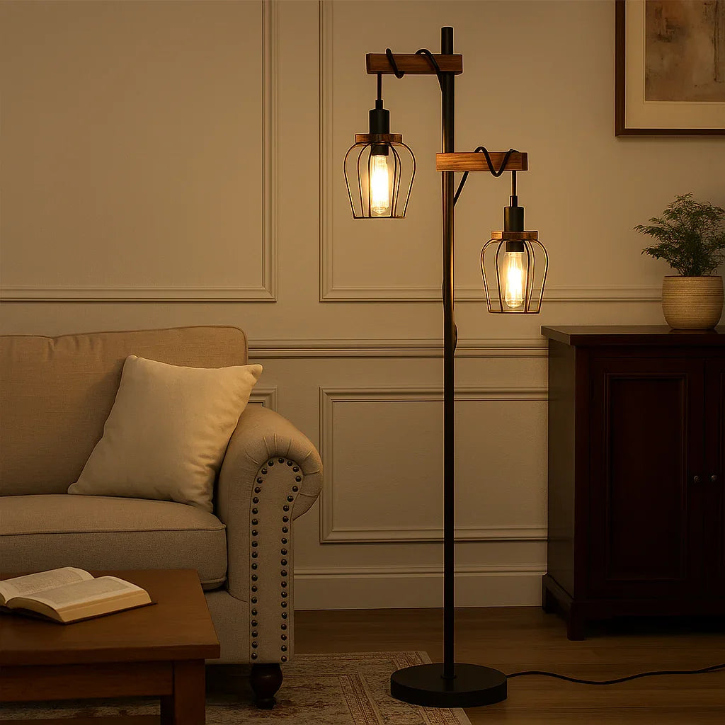 Gulvlampe - Burdesign - Industriel Stil