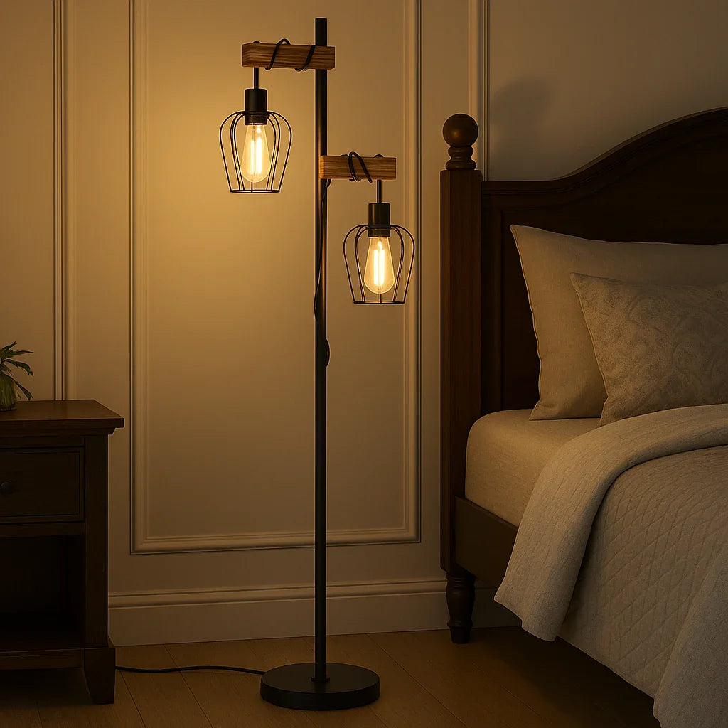 Gulvlampe - Burdesign - Industriel Stil