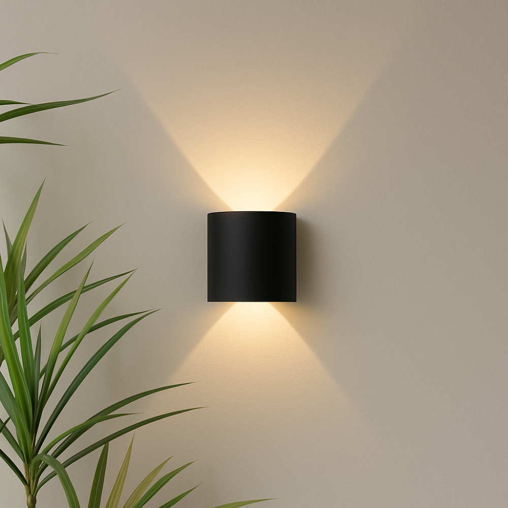 LED Væglampe - Indendørs og Udendørs - Minimalistisk Stil