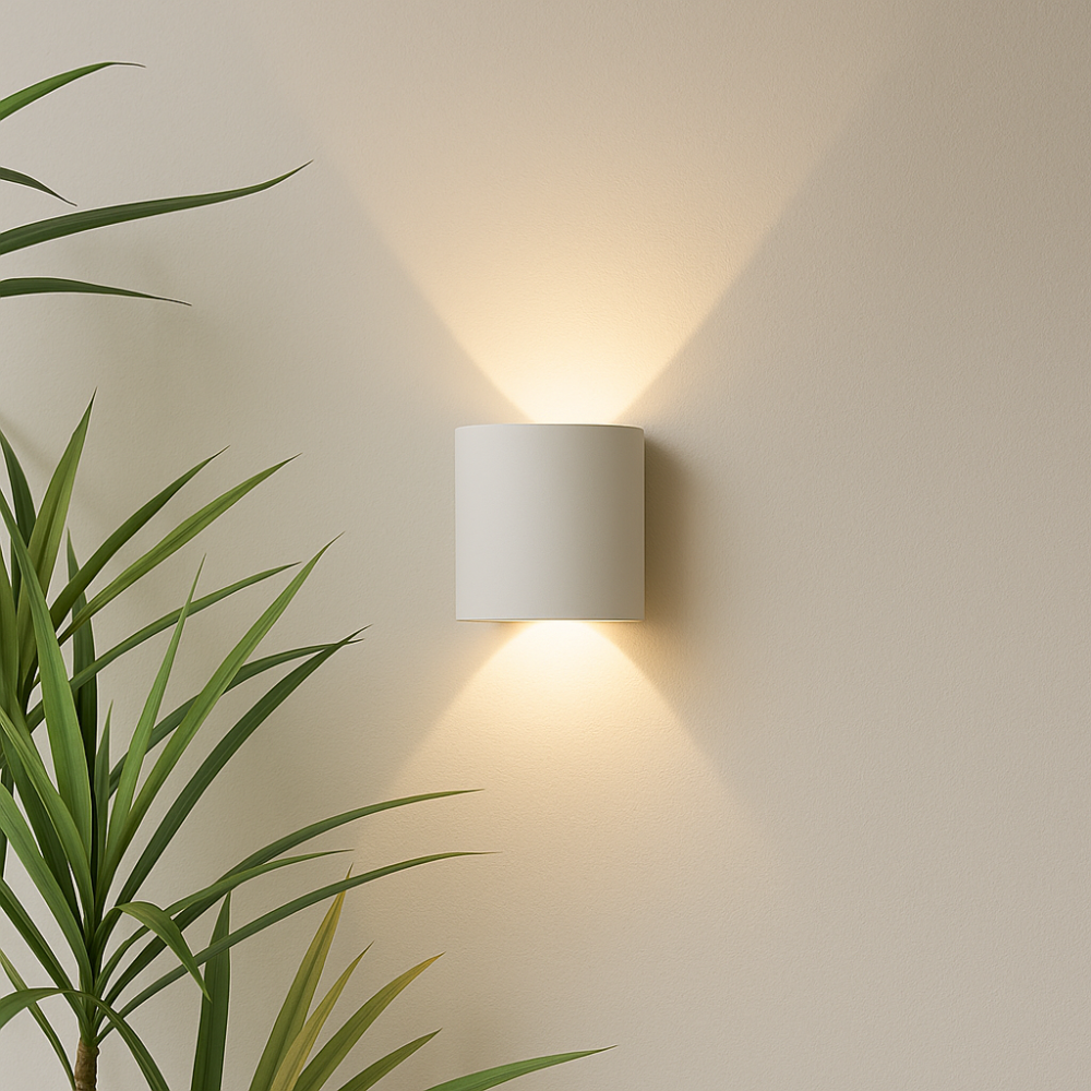 LED Væglampe - Indendørs og Udendørs - Minimalistisk Stil