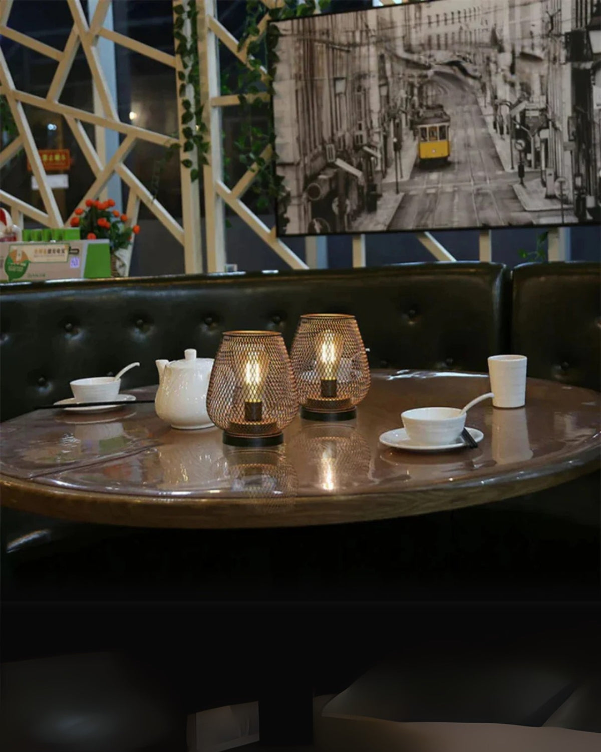 LED lanterne - Metalnet - Trådløst design