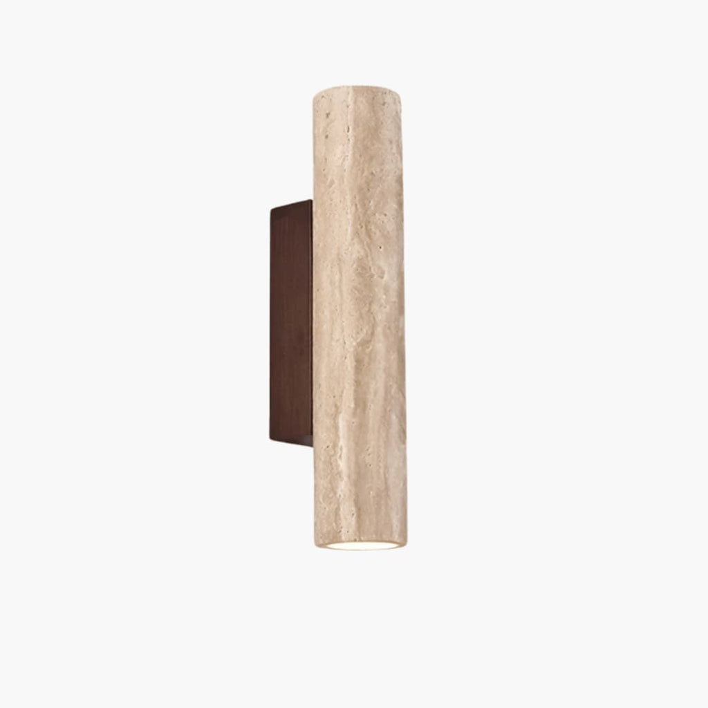 LED Væglampe - Travertinsten - Op og Ned Lys