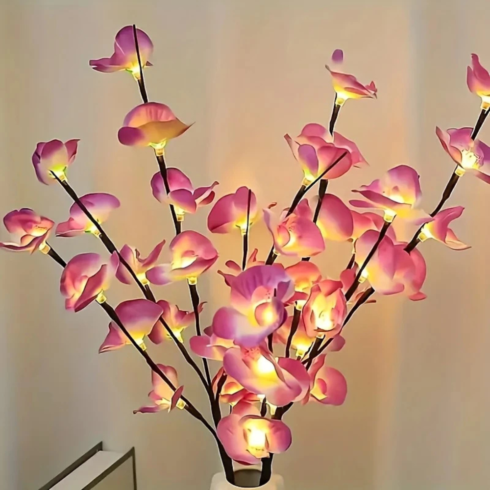 LED Grenlampe - Blomsterdekoration - Stemningsbelysning