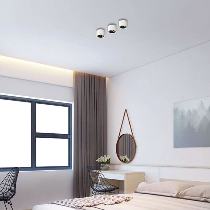 LED loftspot med justerbar montering