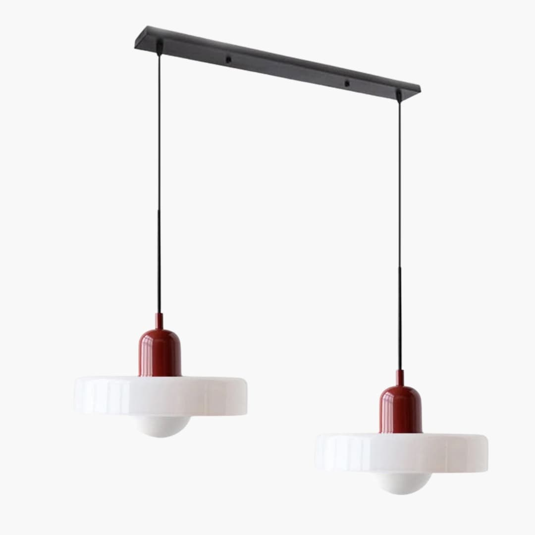 Loftlampe - Dobbelt Hoved - Bauhaus Glasdesign