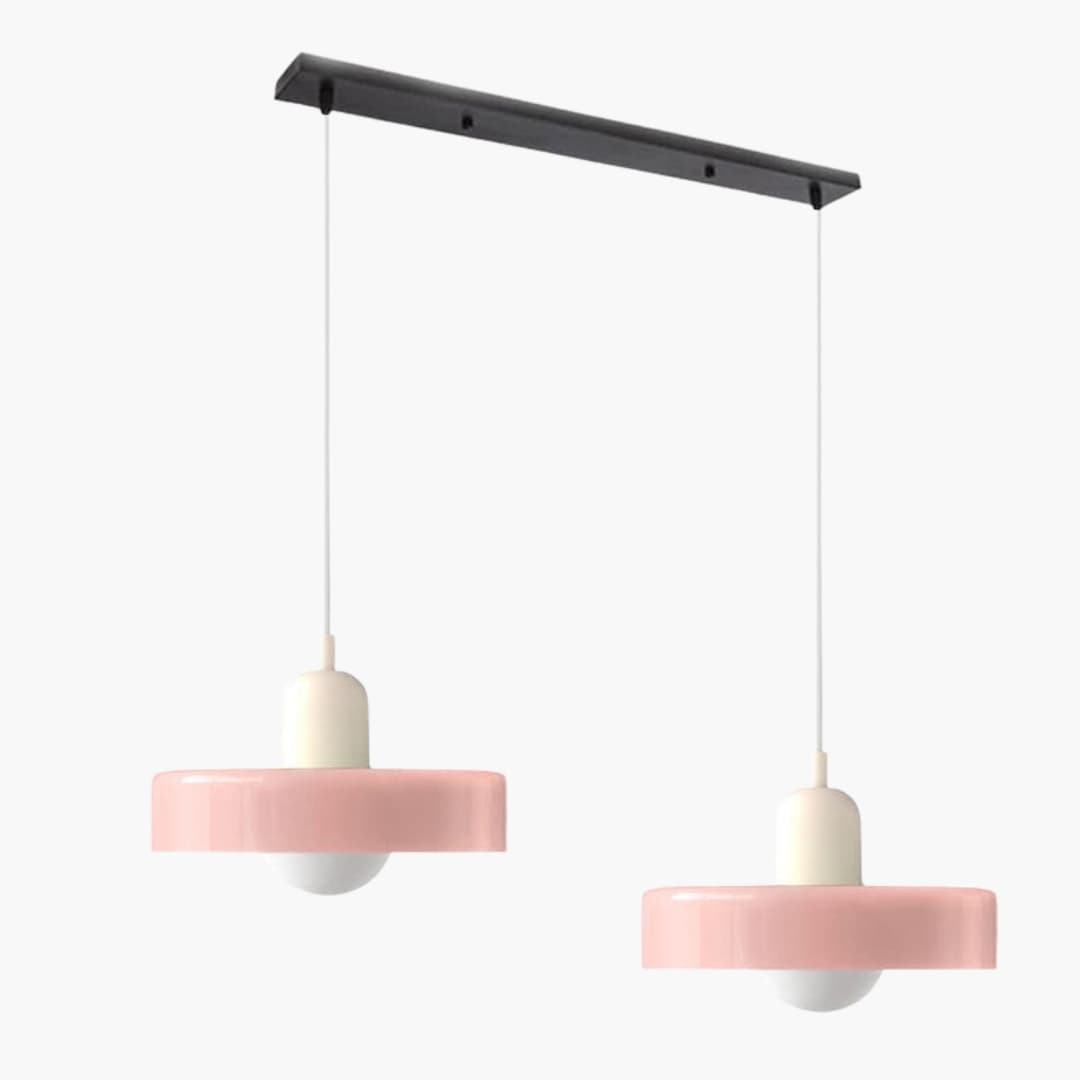 Loftlampe - Dobbelt Hoved - Bauhaus Glasdesign