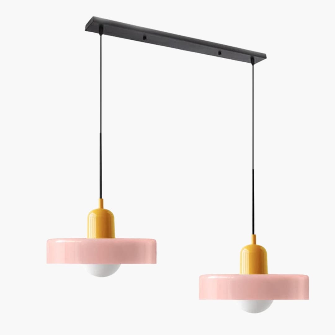 Loftlampe - Dobbelt Hoved - Bauhaus Glasdesign