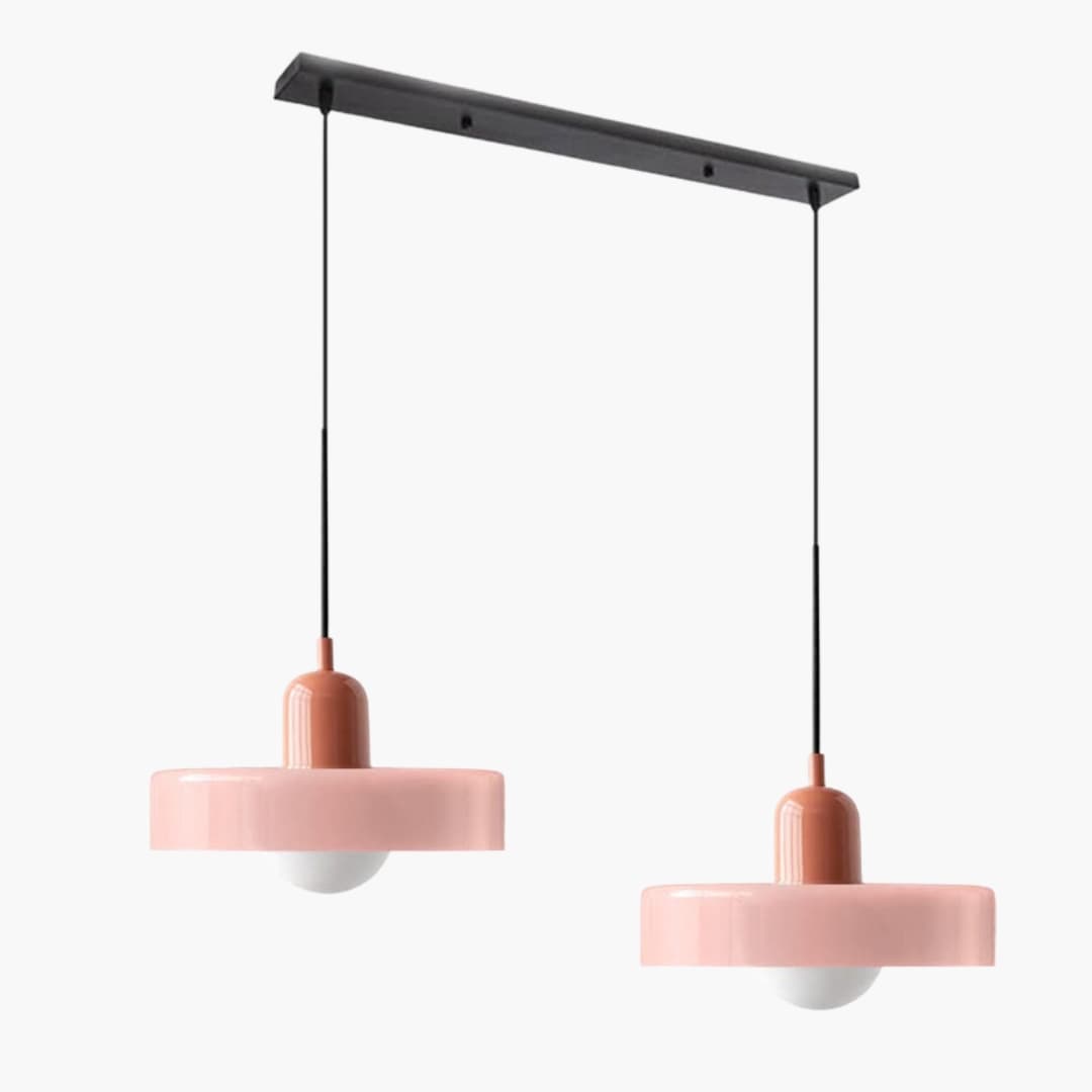Loftlampe - Dobbelt Hoved - Bauhaus Glasdesign