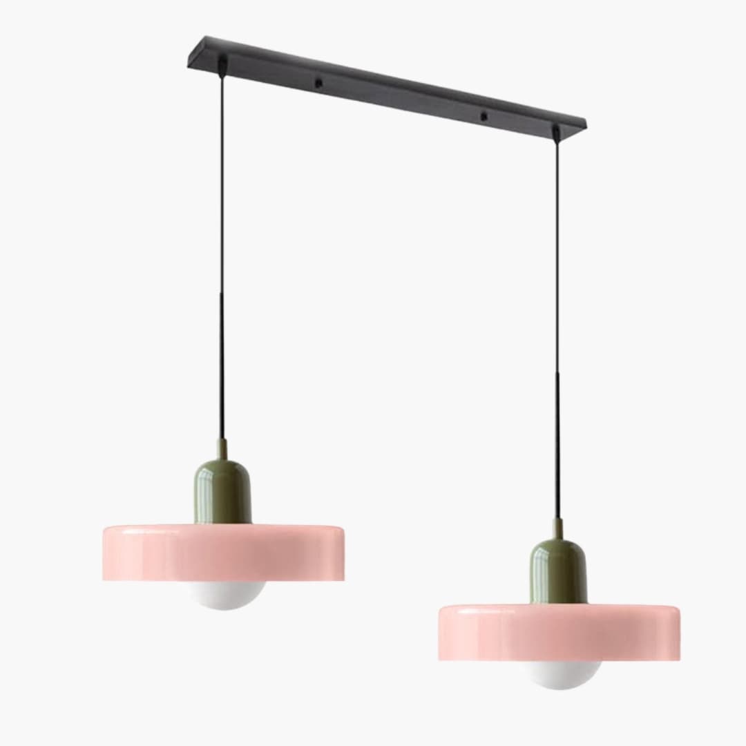 Loftlampe - Dobbelt Hoved - Bauhaus Glasdesign