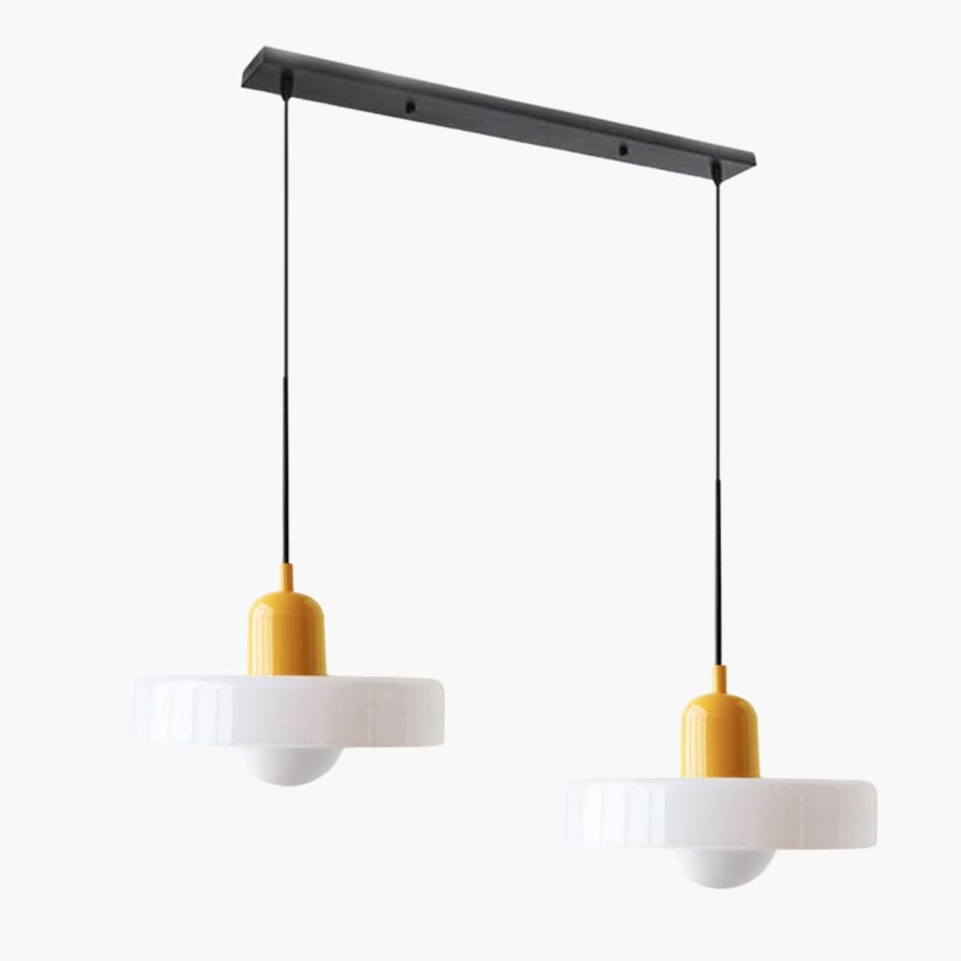Loftlampe - Dobbelt Hoved - Bauhaus Glasdesign