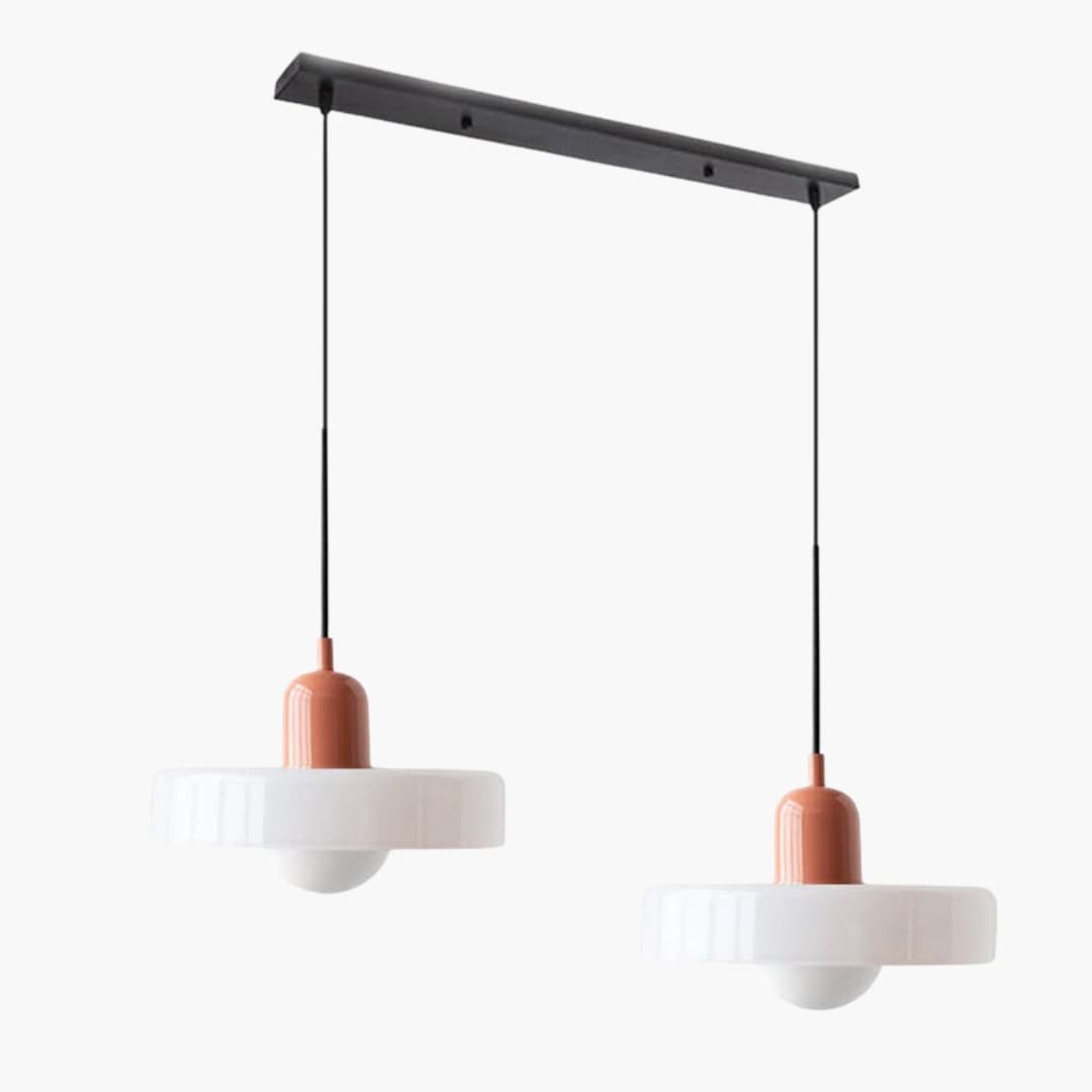 Loftlampe - Dobbelt Hoved - Bauhaus Glasdesign