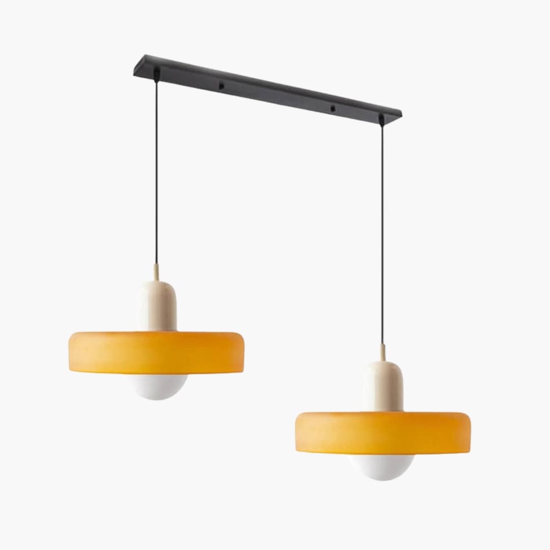 Loftlampe - Dobbelt Hoved - Bauhaus Glasdesign