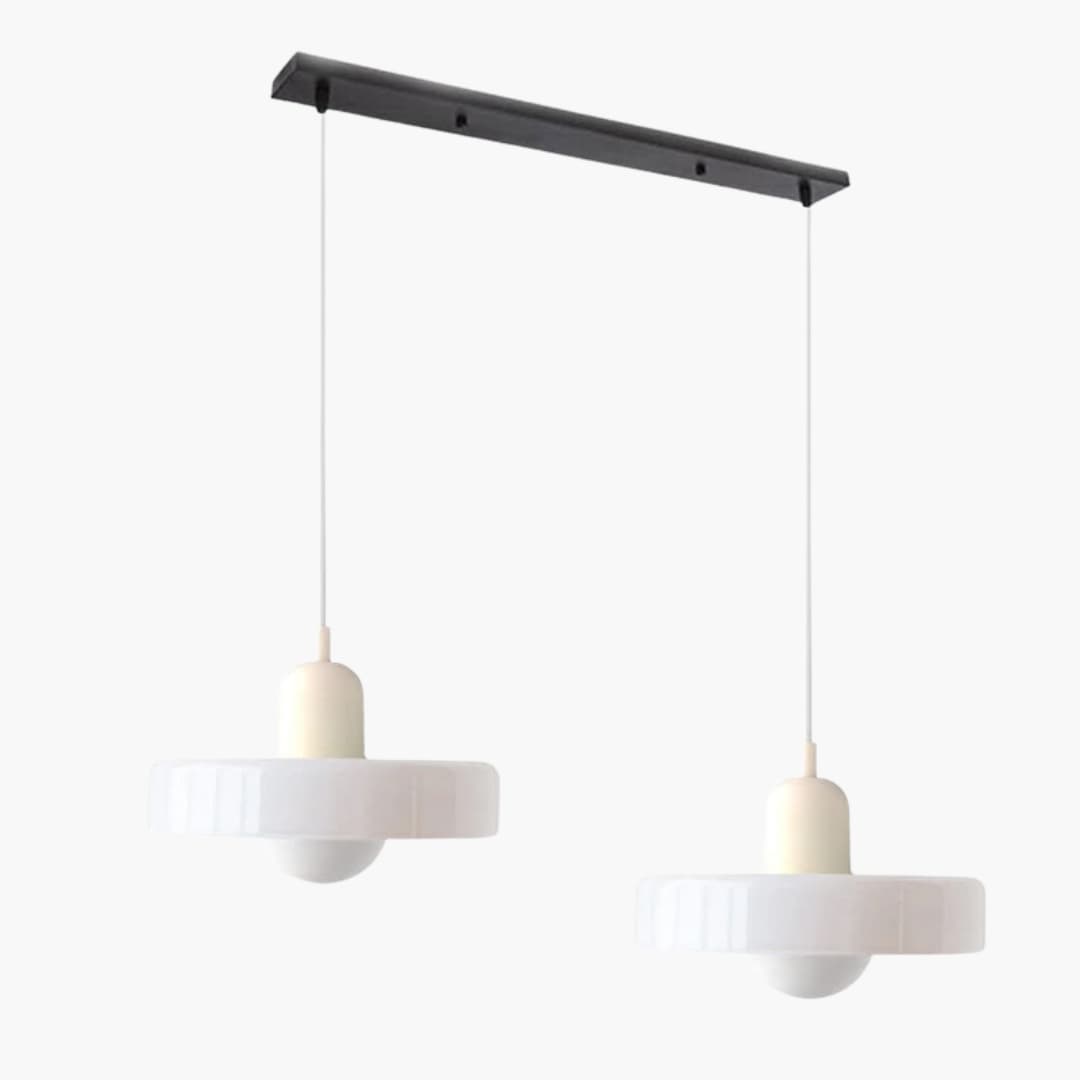 Loftlampe - Dobbelt Hoved - Bauhaus Glasdesign