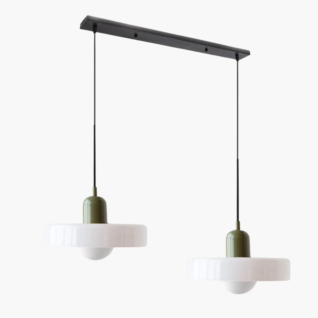 Loftlampe - Dobbelt Hoved - Bauhaus Glasdesign