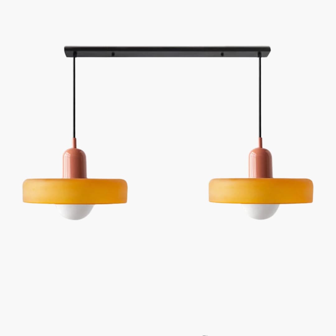 Loftlampe - Dobbelt Hoved - Bauhaus Glasdesign