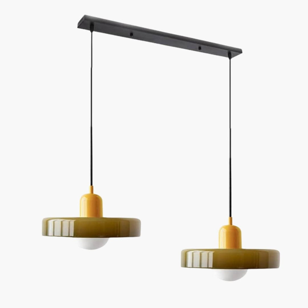 Loftlampe - Dobbelt Hoved - Bauhaus Glasdesign