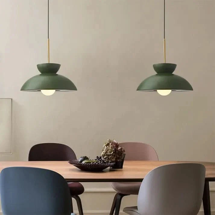Loftlampe - Metallampeskærm - Justerbar Ledning