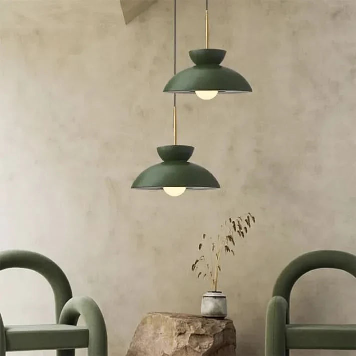 Loftlampe - Metallampeskærm - Justerbar Ledning