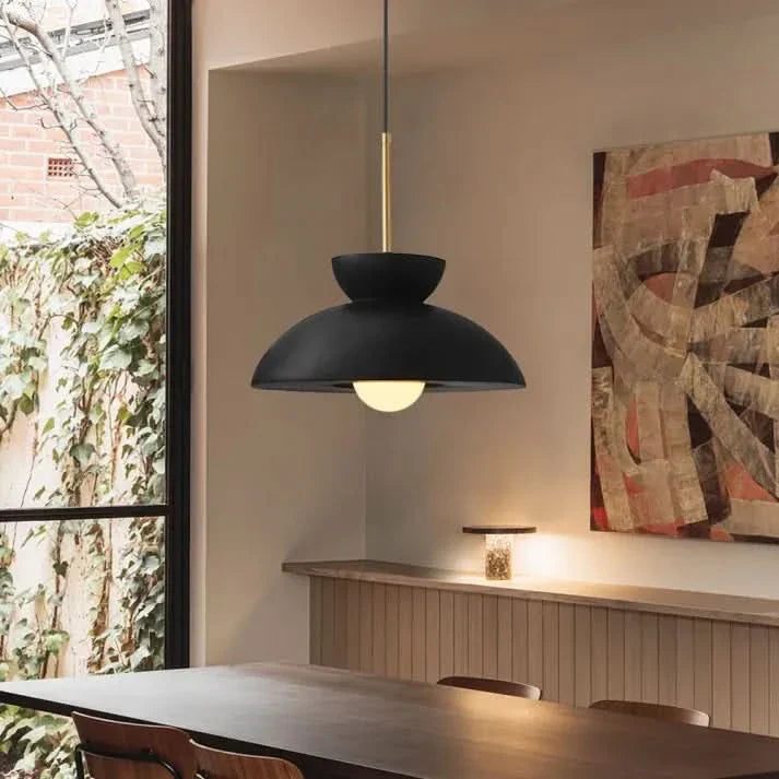 Loftlampe - Metallampeskærm - Justerbar Ledning