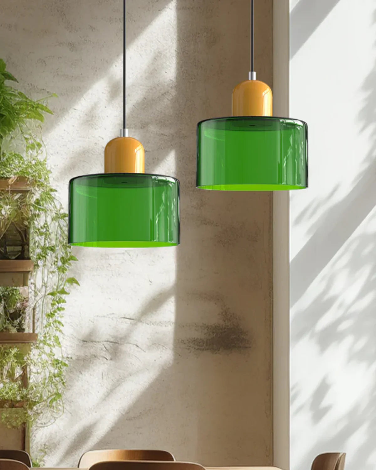 Loftlampe - Glasskærm - Moderne Design