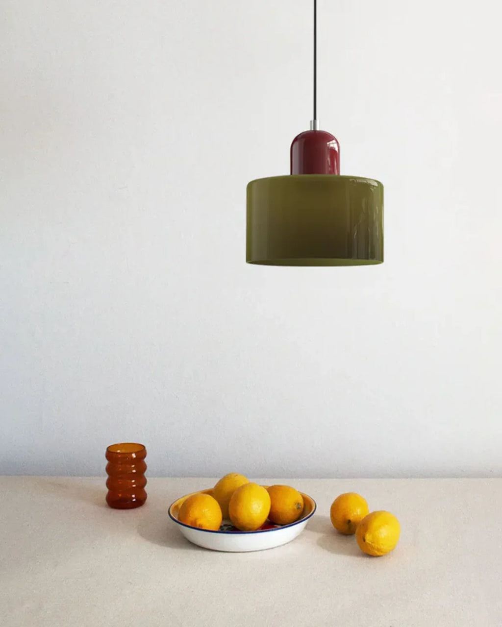 Loftlampe - Glasskærm - Moderne Design