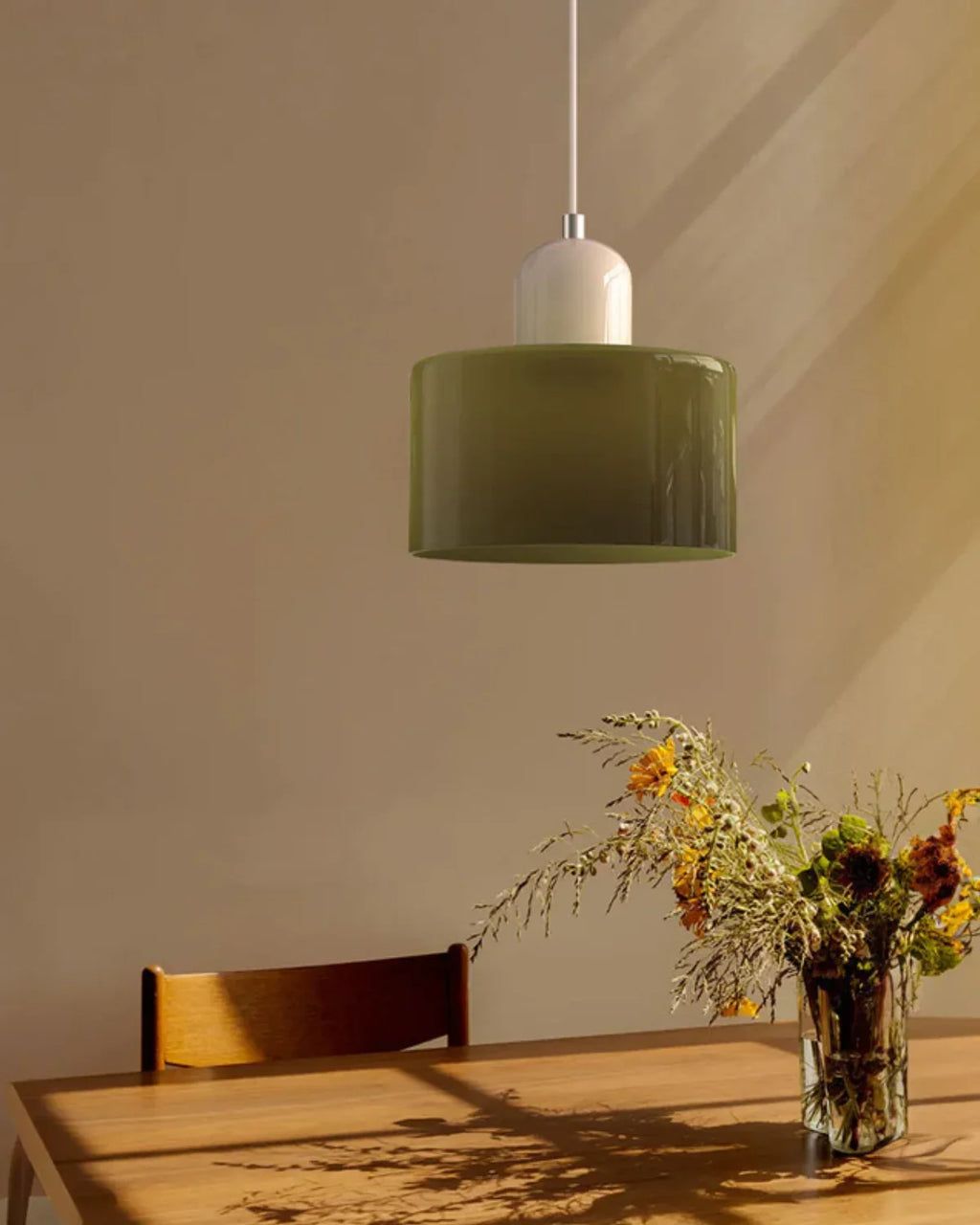 Loftlampe - Glasskærm - Moderne Design