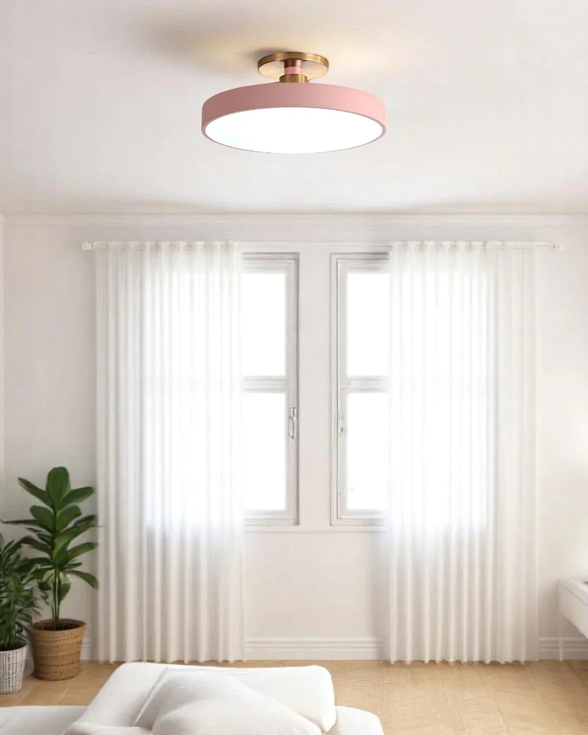 Loftlampe - Minimalistisk Design - Blød Belysning