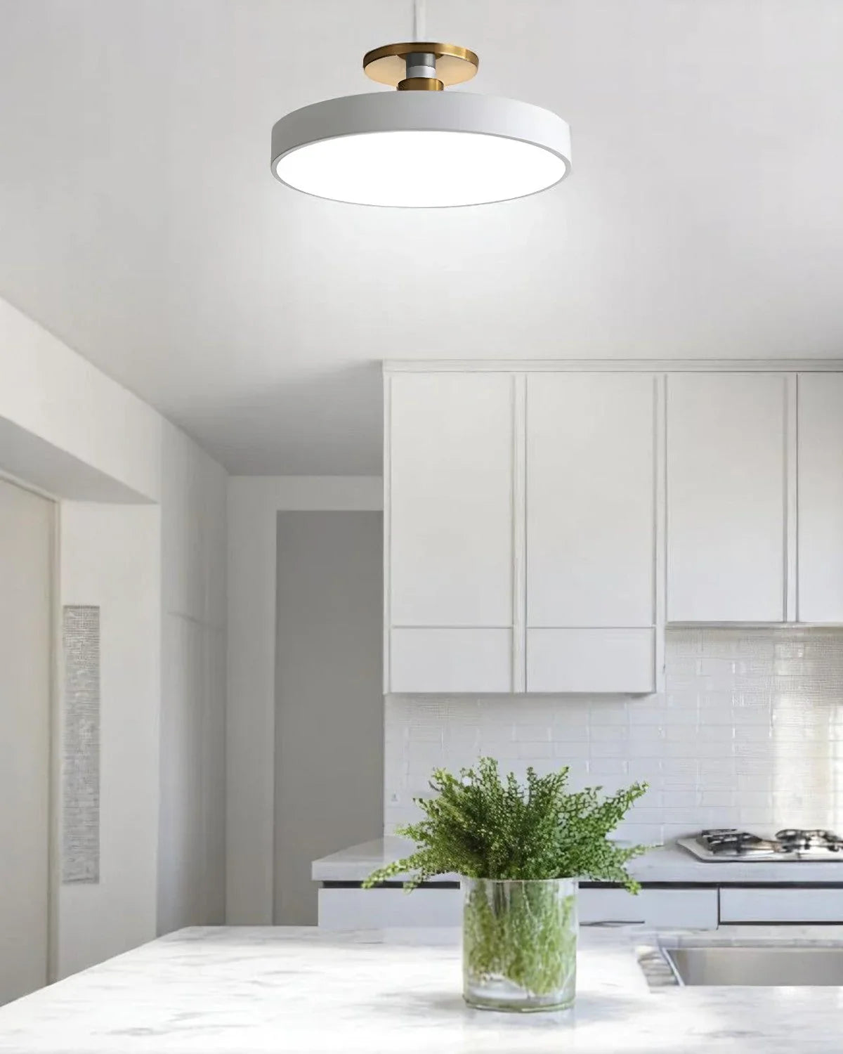 Loftlampe - Minimalistisk Design - Blød Belysning