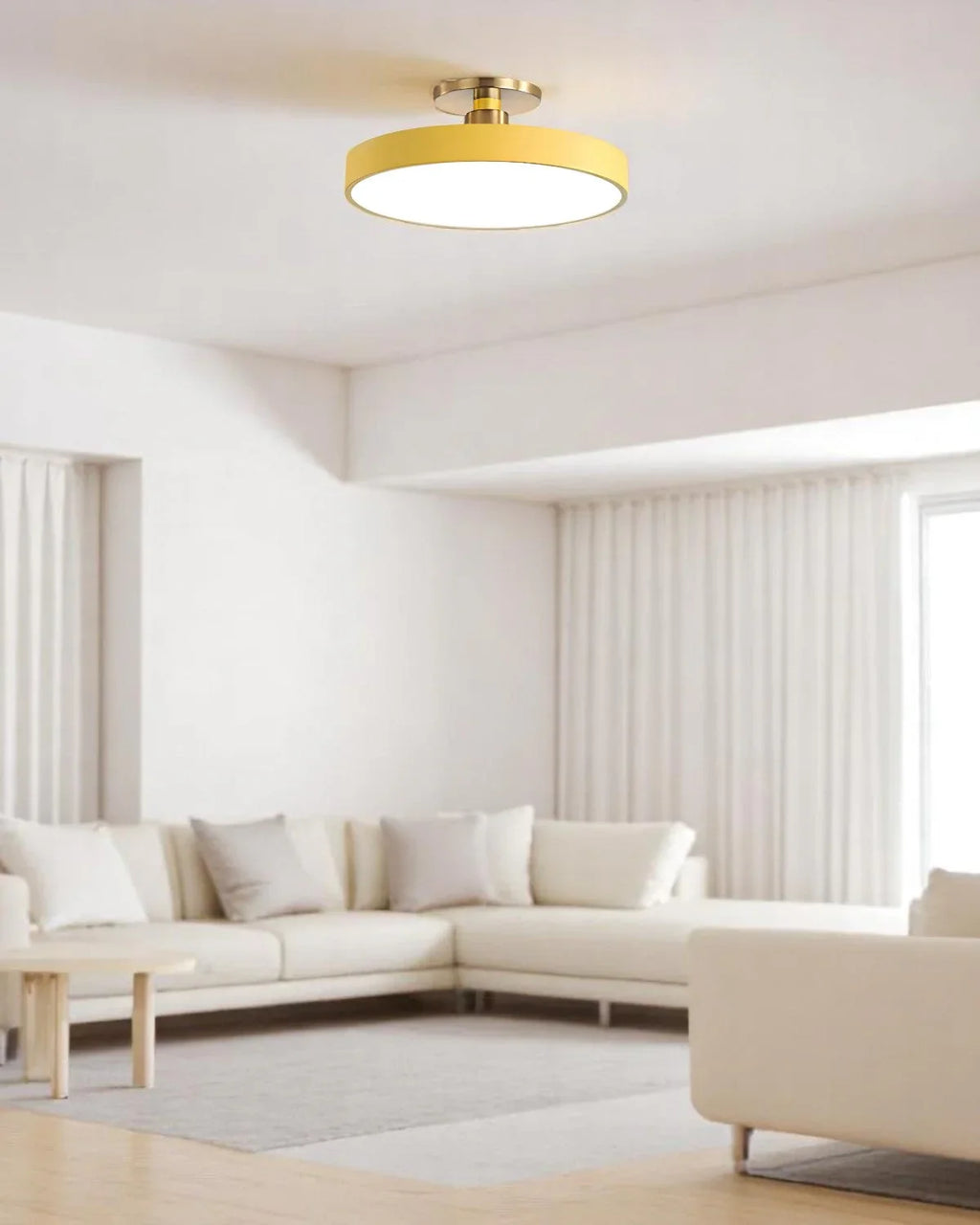 Loftlampe - Minimalistisk Design - Blød Belysning