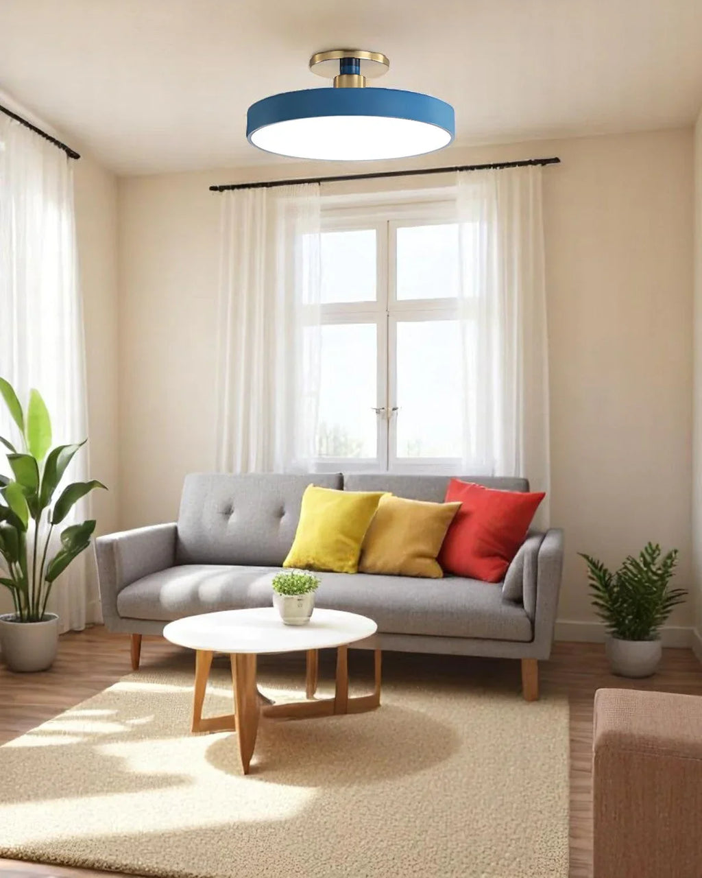 Loftlampe - Minimalistisk Design - Blød Belysning