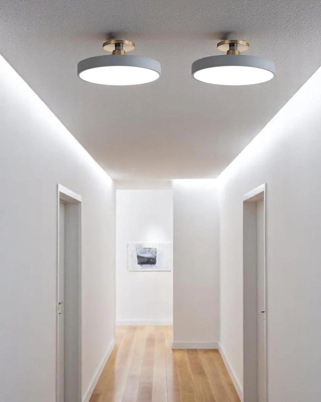 Loftlampe - Minimalistisk Design - Blød Belysning