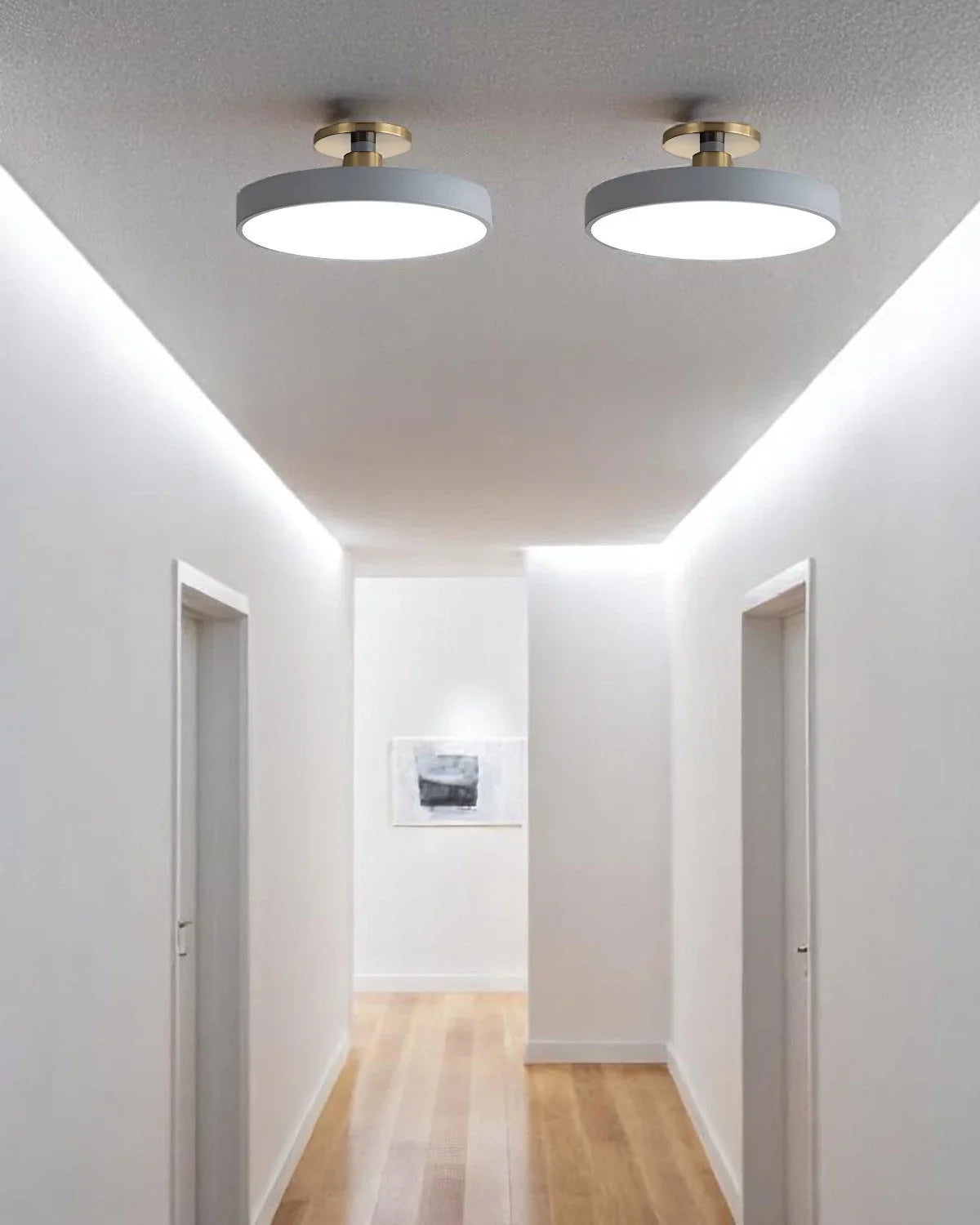 Loftlampe - Minimalistisk Design - Blød Belysning