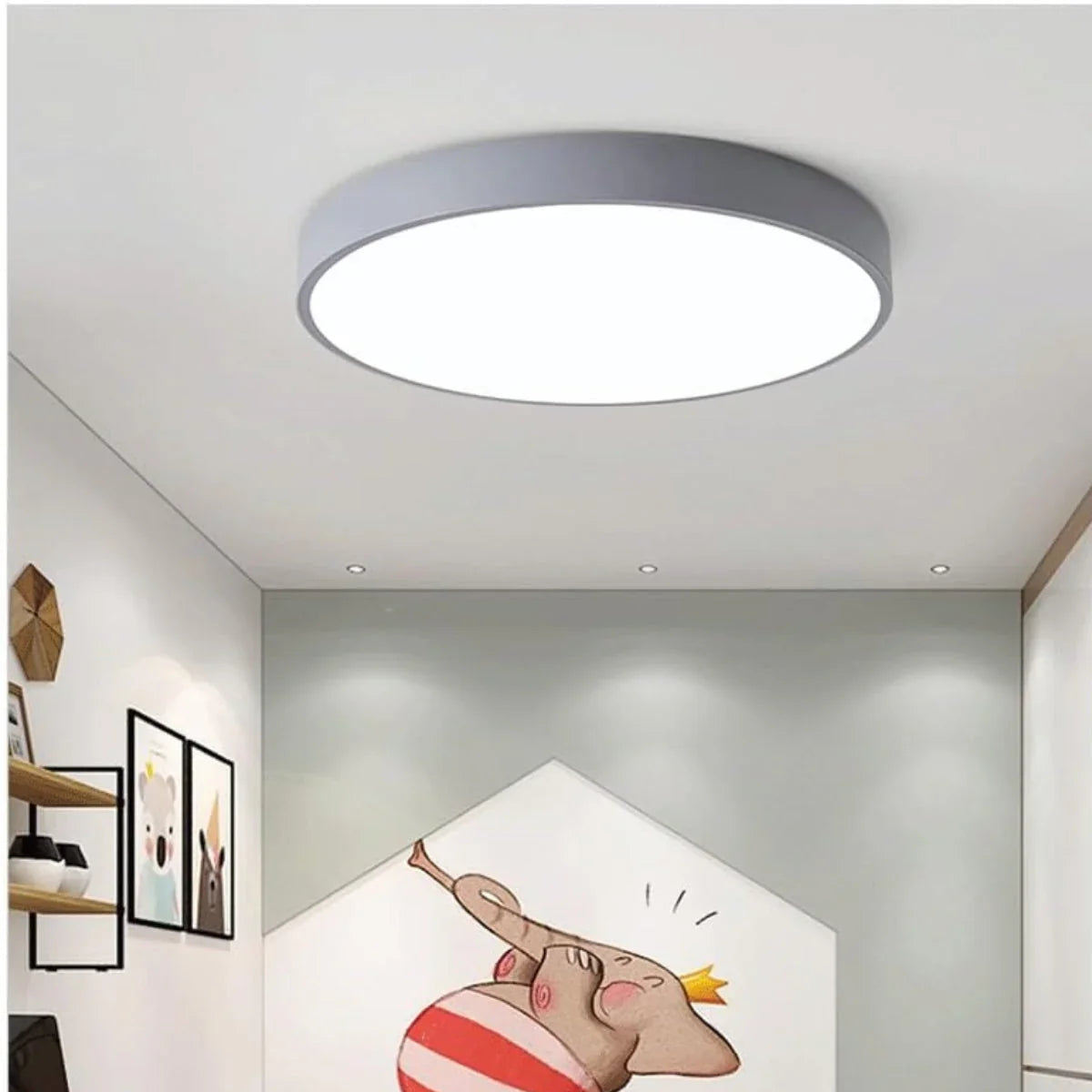 Loftlampe - Minimalistisk Design - Justerbar Belysning