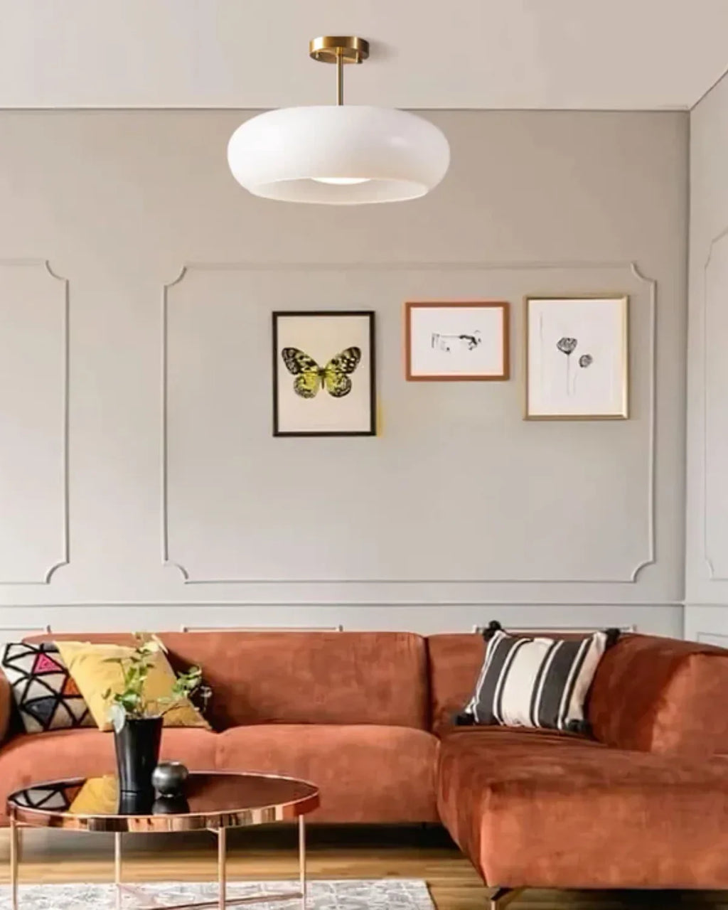 Loftlampe - Moderne Design - Glas Skærm