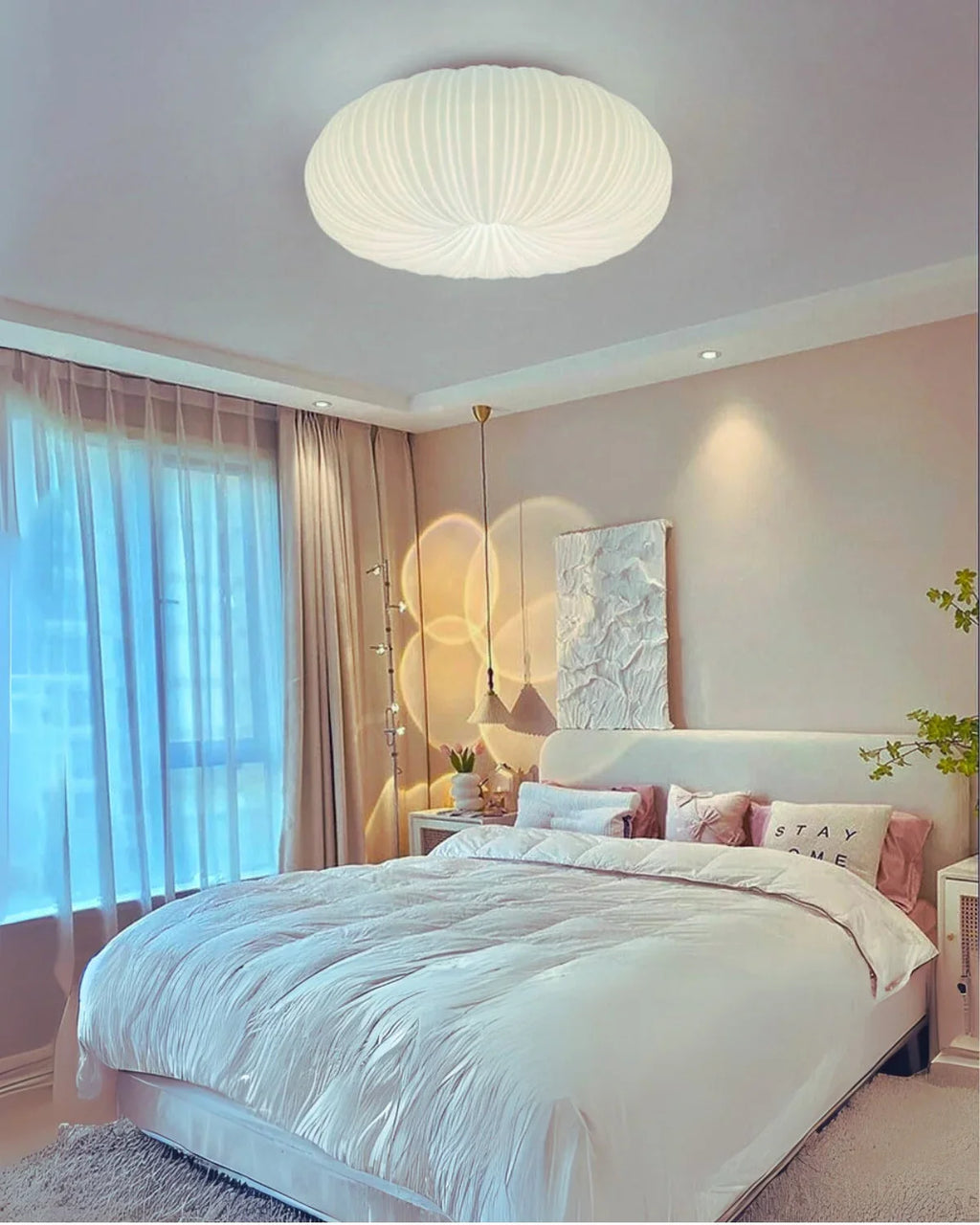 Loftlampe - Skulpturelt Design - Moderne Belysning