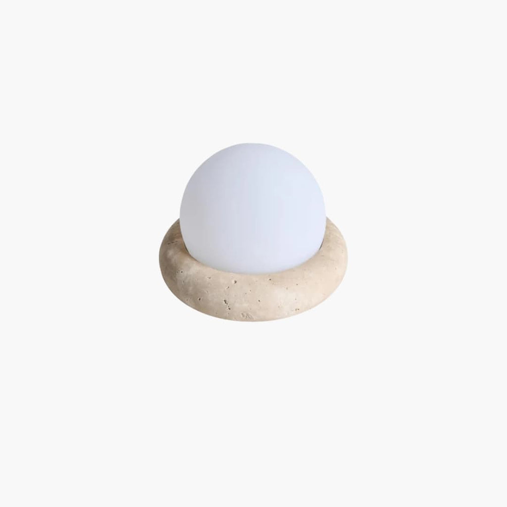 Mini bordlampe - Stenfod - LED lys