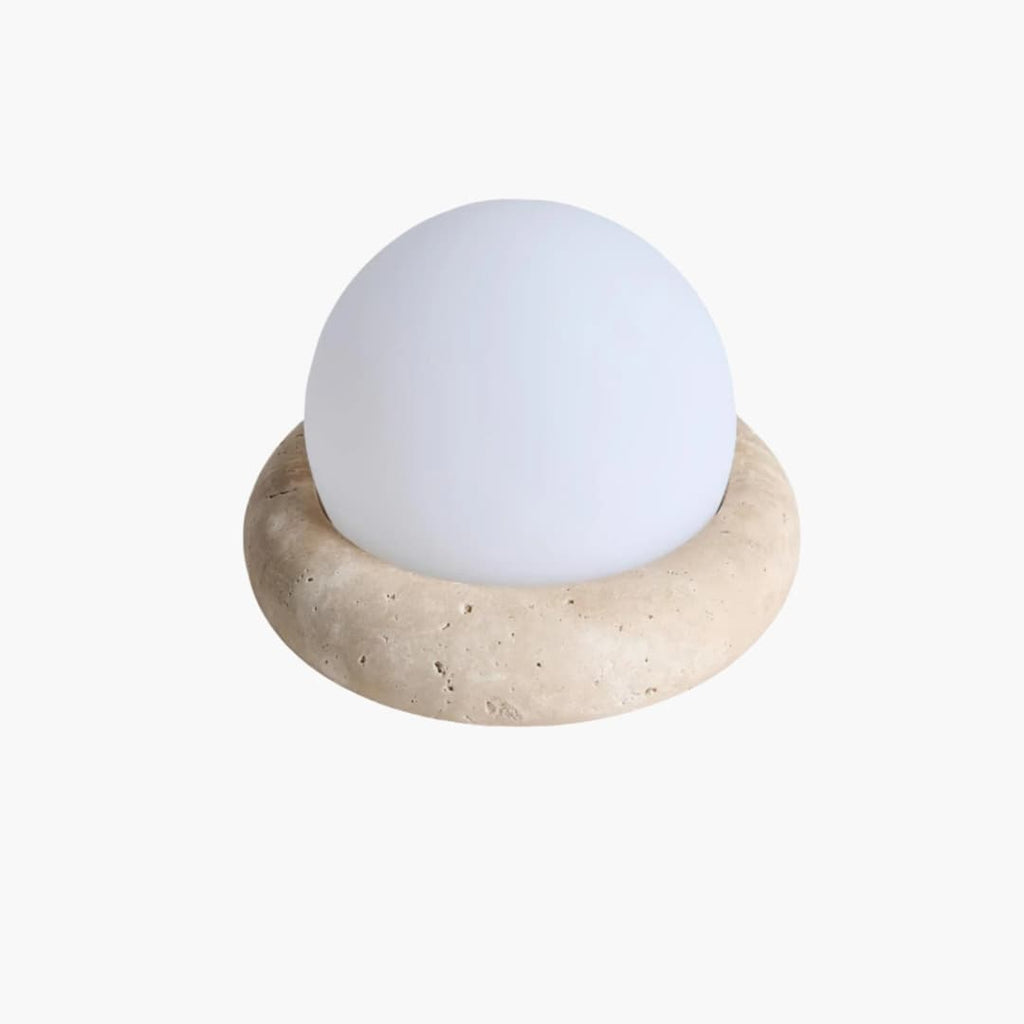 Mini bordlampe - Stenfod - LED lys