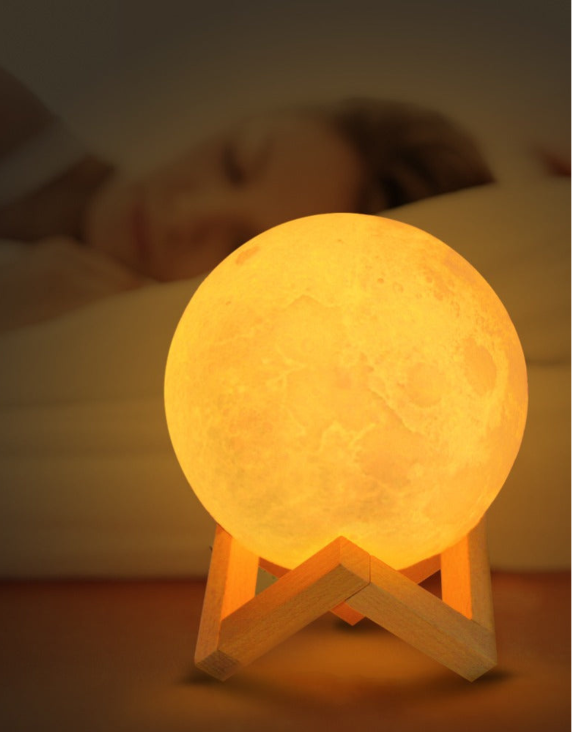 Moon Lamp - Justerbar lysstyrke