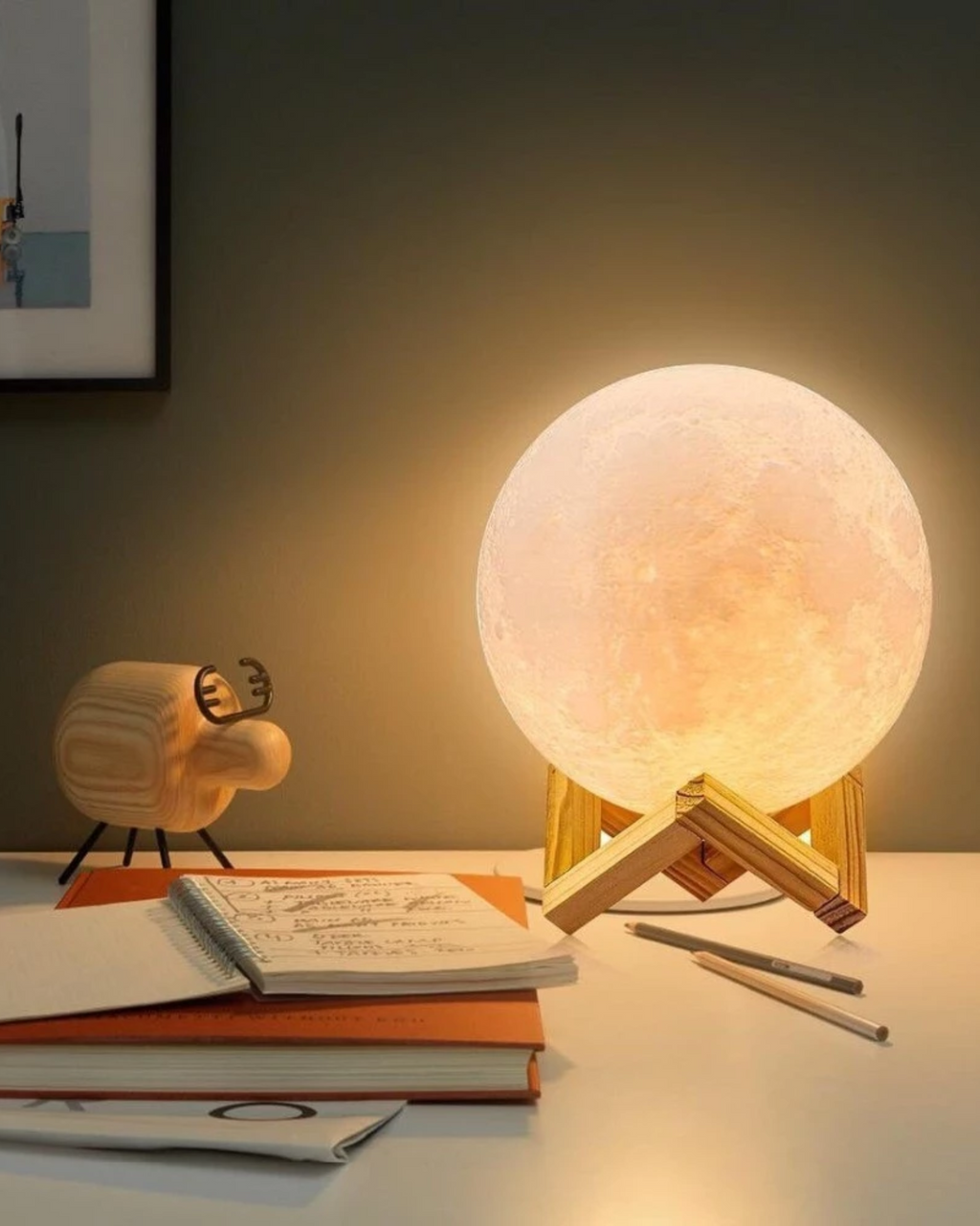 Moon Lamp - Justerbar lysstyrke