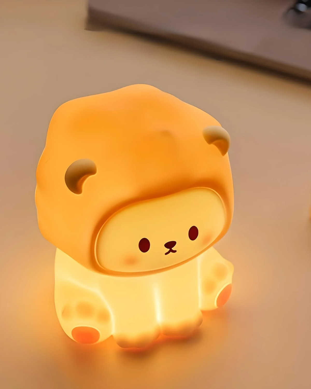 Natlampe - Løveunge - Justerbar belysning