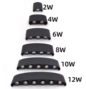 LED Væglampe - Indendørs og Udendørs - Minimalistisk Stil