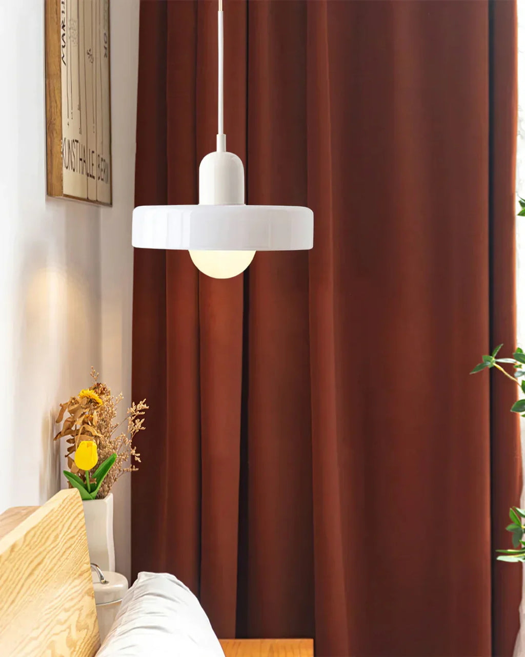 Suspenderet Pendellampe - Geometrisk Design - Blød Glød