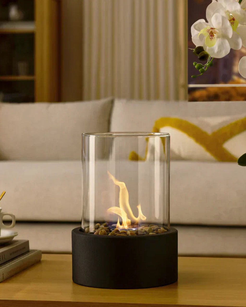 Tabletop Pejs - Bioethanol Brændstof - Moderne Design