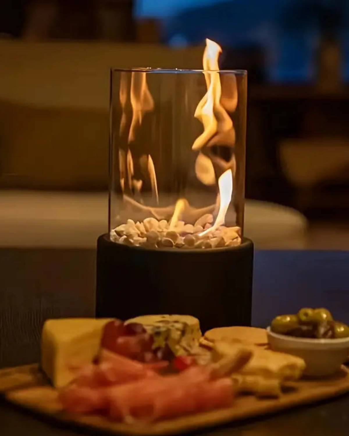 Tabletop Pejs - Bioethanol Brændstof - Moderne Design