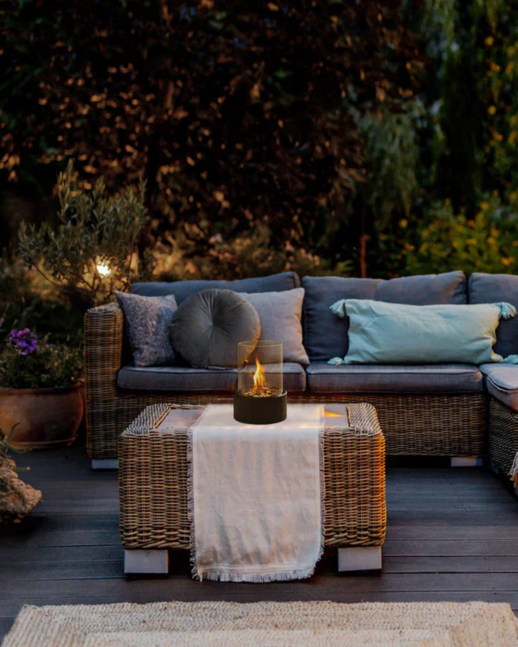 Tabletop Pejs - Bioethanol Brændstof - Moderne Design