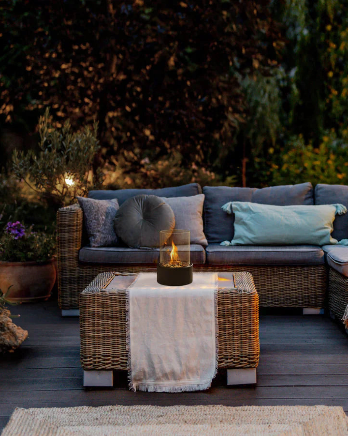 Tabletop Pejs - Bioethanol Brændstof - Moderne Design