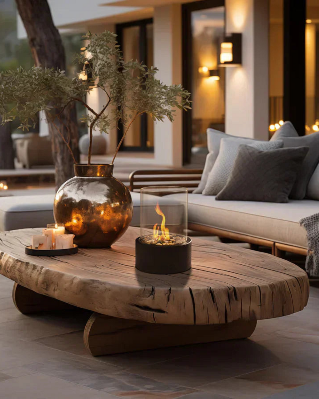 Tabletop Pejs - Bioethanol Brændstof - Moderne Design